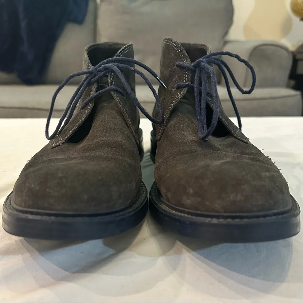 To Boot New York Adam Derrick Men’s Gray Suede Derby Chukka Boot Lace Up Sz 9